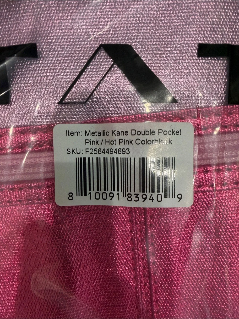 NWT STATE Pink/Hot Pink Colorblock with Heart Detail Kane Double Pocket Backpack